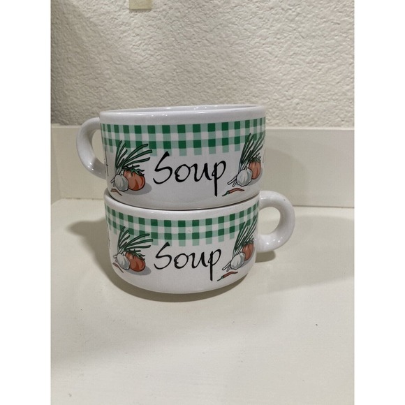 Soup Bowl Cup Croc Houston Harvest Gift Products Lot of 2 - Picture 3 of 4